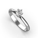 White Gold Diamond Ring 26411121 from the manufacturer of jewelry LUNET JEWELERY at the price of $616 UAH: 6