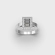 White Gold Diamond Ring 240051121 from the manufacturer of jewelry LUNET JEWELERY at the price of $1 630 UAH: 2