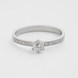 White Gold Diamonds Ring 28791121 from the manufacturer of jewelry LUNET JEWELERY at the price of $1 195 UAH: 2