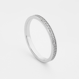 White Gold Diamond Wedding Ring 236721121 from the manufacturer of jewelry LUNET JEWELERY