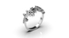 White Gold Diamonds Ring 27521121 from the manufacturer of jewelry LUNET JEWELERY at the price of  UAH: 4