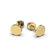 Yellow Gold Earrings without Stones 317623100 from the manufacturer of jewelry LUNET JEWELERY at the price of $127 UAH: 7