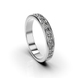 White Gold Diamond Ring 226401121 from the manufacturer of jewelry LUNET JEWELERY at the price of  UAH: 3