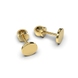 Yellow Gold Earrings without Stones 317623100 from the manufacturer of jewelry LUNET JEWELERY at the price of $127 UAH: 12