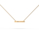 Red Gold Diamond Necklace 117072421