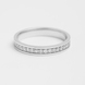 White Gold Diamond Wedding Ring 221001121 from the manufacturer of jewelry LUNET JEWELERY at the price of $734 UAH: 1