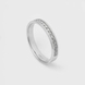 White Gold Diamond Wedding Ring 221001121 from the manufacturer of jewelry LUNET JEWELERY at the price of $734 UAH: 3