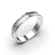 White Gold Wedding Ring 212421100 from the manufacturer of jewelry LUNET JEWELERY at the price of $425 UAH: 5