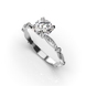 White Gold Diamond Ring 229201121 from the manufacturer of jewelry LUNET JEWELERY at the price of $3 308 UAH: 8
