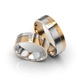 Mixed Metals Diamond Wedding Ring 225942421
