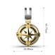 Rose of the Winds Fasano Pendant 12182200