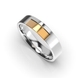 Mixed Metals Wedding Ring 212971100