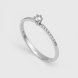 White Gold Diamond Ring 229321121 from the manufacturer of jewelry LUNET JEWELERY at the price of $395 UAH: 4