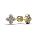 Yellow Gold Diamond Earrings 322913121 from the manufacturer of jewelry LUNET JEWELERY at the price of $1 027 UAH: 4