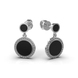 White Gold Diamond Earrings 315761121 from the manufacturer of jewelry LUNET JEWELERY at the price of $792 UAH: 2