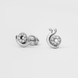 White Gold Diamond Snail Earrings 317251121 from the manufacturer of jewelry LUNET JEWELERY at the price of $235 UAH: 1