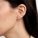 Yellow Gold Diamond Earrings 322913121 from the manufacturer of jewelry LUNET JEWELERY at the price of $1 027 UAH: 1