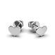 White Gold Heart Earrings 317671100 from the manufacturer of jewelry LUNET JEWELERY at the price of $125 UAH: 8