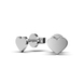 White Gold Heart Earrings 317671100 from the manufacturer of jewelry LUNET JEWELERY at the price of $125 UAH: 10