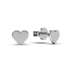White Gold Heart Earrings 317671100 from the manufacturer of jewelry LUNET JEWELERY at the price of $125 UAH: 7