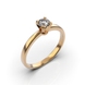 Red Gold Diamond Ring 219832421
