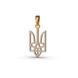 Ukrainian Tryzub Red Gold Diamond Pendant 129882421 from the manufacturer of jewelry LUNET JEWELERY at the price of $518 UAH: 3