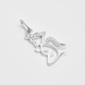 White Gold Diamond «Angel» Pendant 16271121 from the manufacturer of jewelry LUNET JEWELERY at the price of $230 UAH: 1