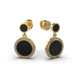 Yellow Gold Diamond Earrings 315783121 from the manufacturer of jewelry LUNET JEWELERY at the price of $762 UAH: 8