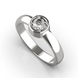 White Gold Diamond Ring 23721121 from the manufacturer of jewelry LUNET JEWELERY at the price of  UAH: 1