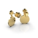 Yellow Gold Diamond Earrings 315783121 from the manufacturer of jewelry LUNET JEWELERY at the price of $762 UAH: 9