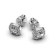 Сережки з білого золота, з діамантами 320711121 від виробника ювелірних прикрас LUNET JEWELLERY по ціні 50 652 грн грн: 10